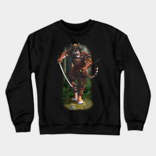 Exclusive Hand Drawn Samurai Tiger | Samurai Collection Item-13 (Tiger) | by Rendigart Studio Crewneck Sweatshirt